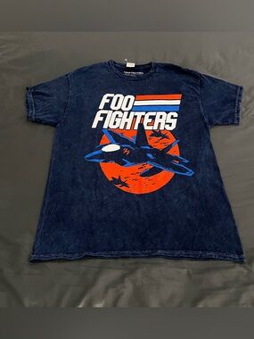 Foo Fighters Music Band Graphic double sided print t-shirt New